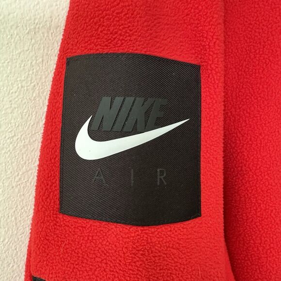 Nike Air Thermal Fleece Jacket Double Zipper Pullover Windbreaker Men’s Small - Picture 3 of 12